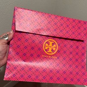 Tory Burch Gift bag in can fit a bag or a shoe box